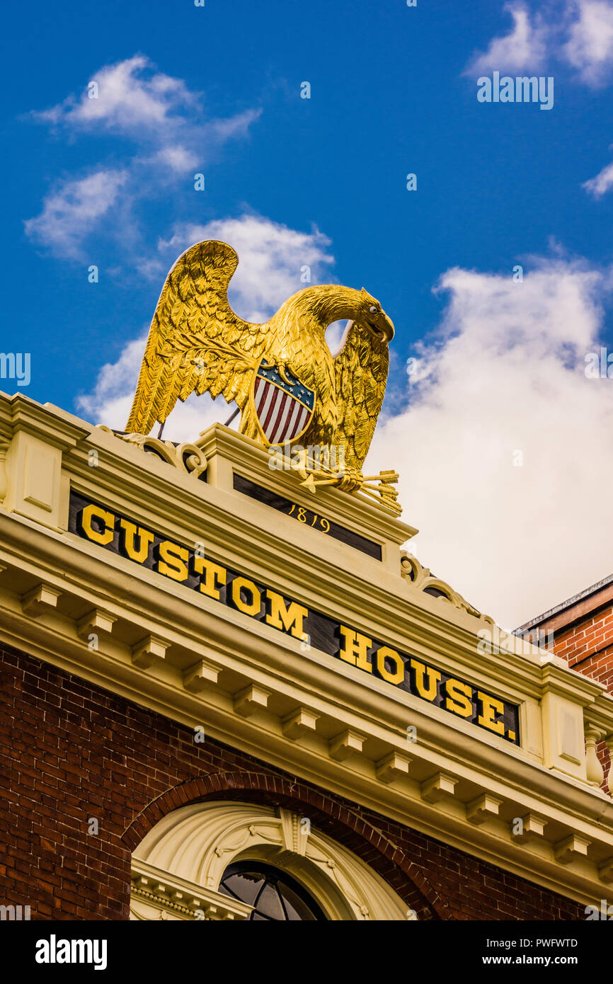 Salem Custom House Salem Maritime National Historic Site   Salem, Massachusetts, USA Stock Photo