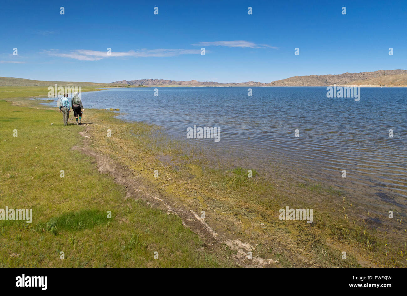 Freshwater fly fishing for trout and salmon Stock Photo Alamy
