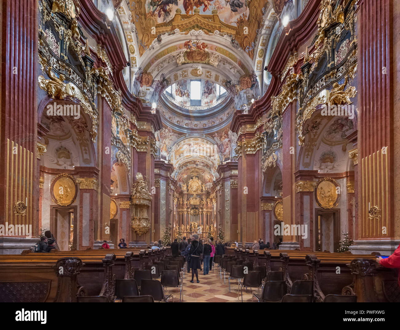 Melk Abbey,Austria Stock Photo