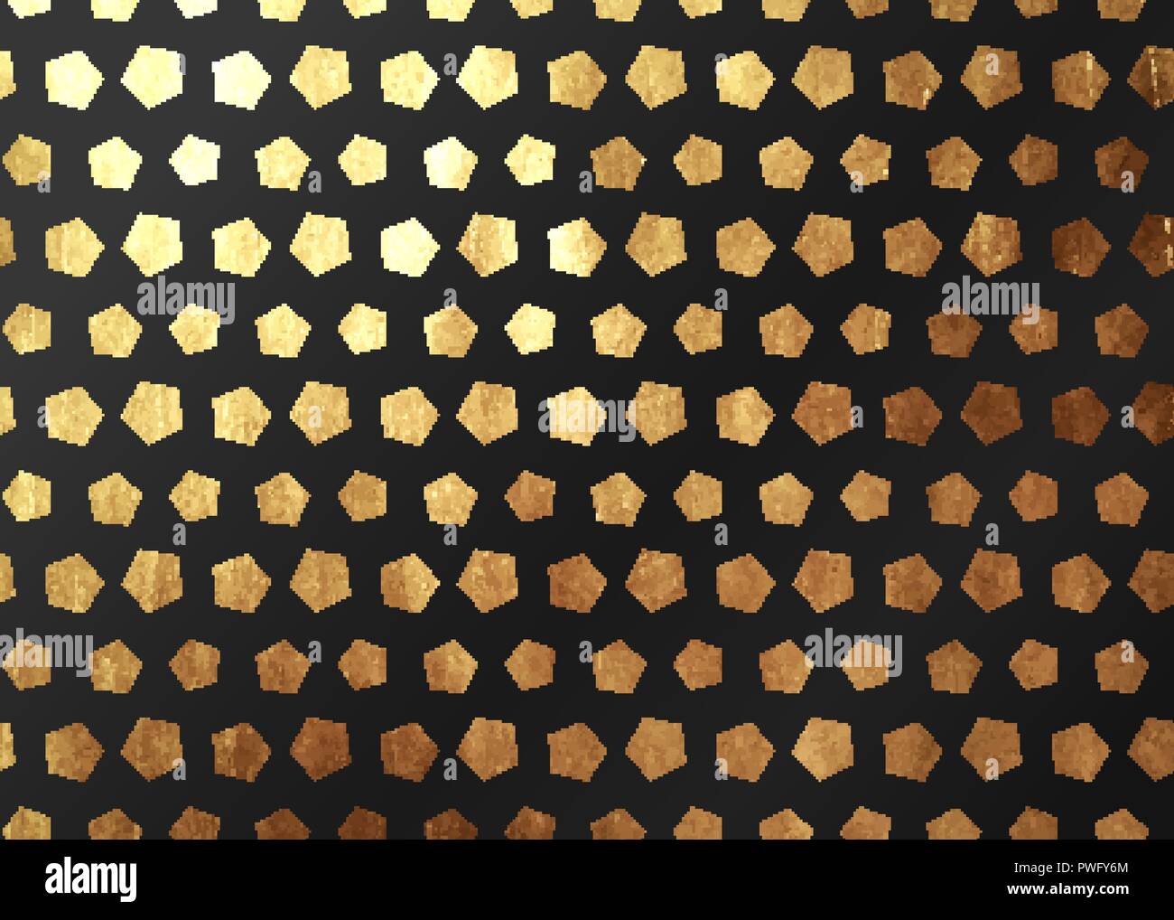 Abstract pattern texture gold geometric. Vector golden and black ...