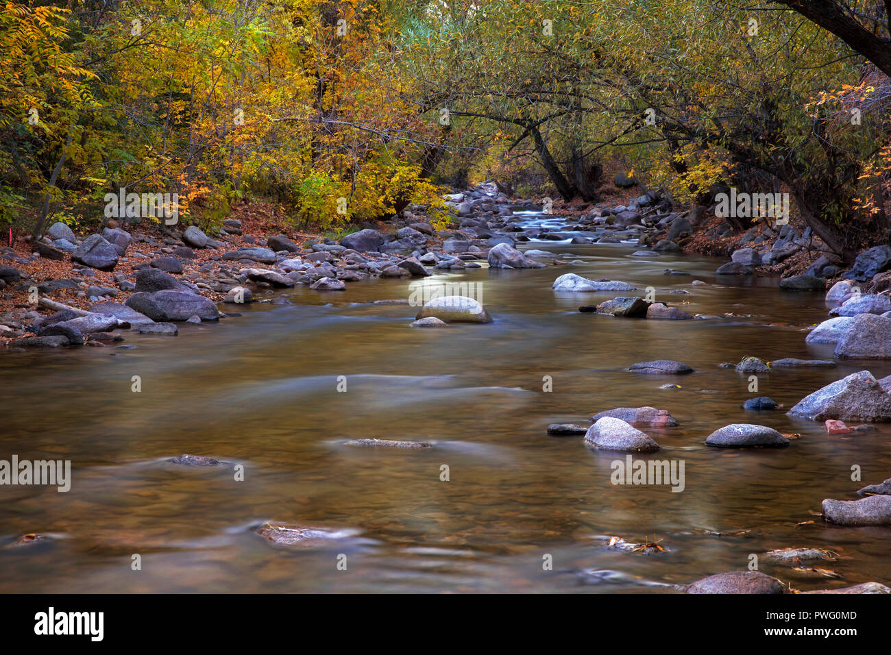 Autumn in Boulder, Colorado, USA Stock Photo