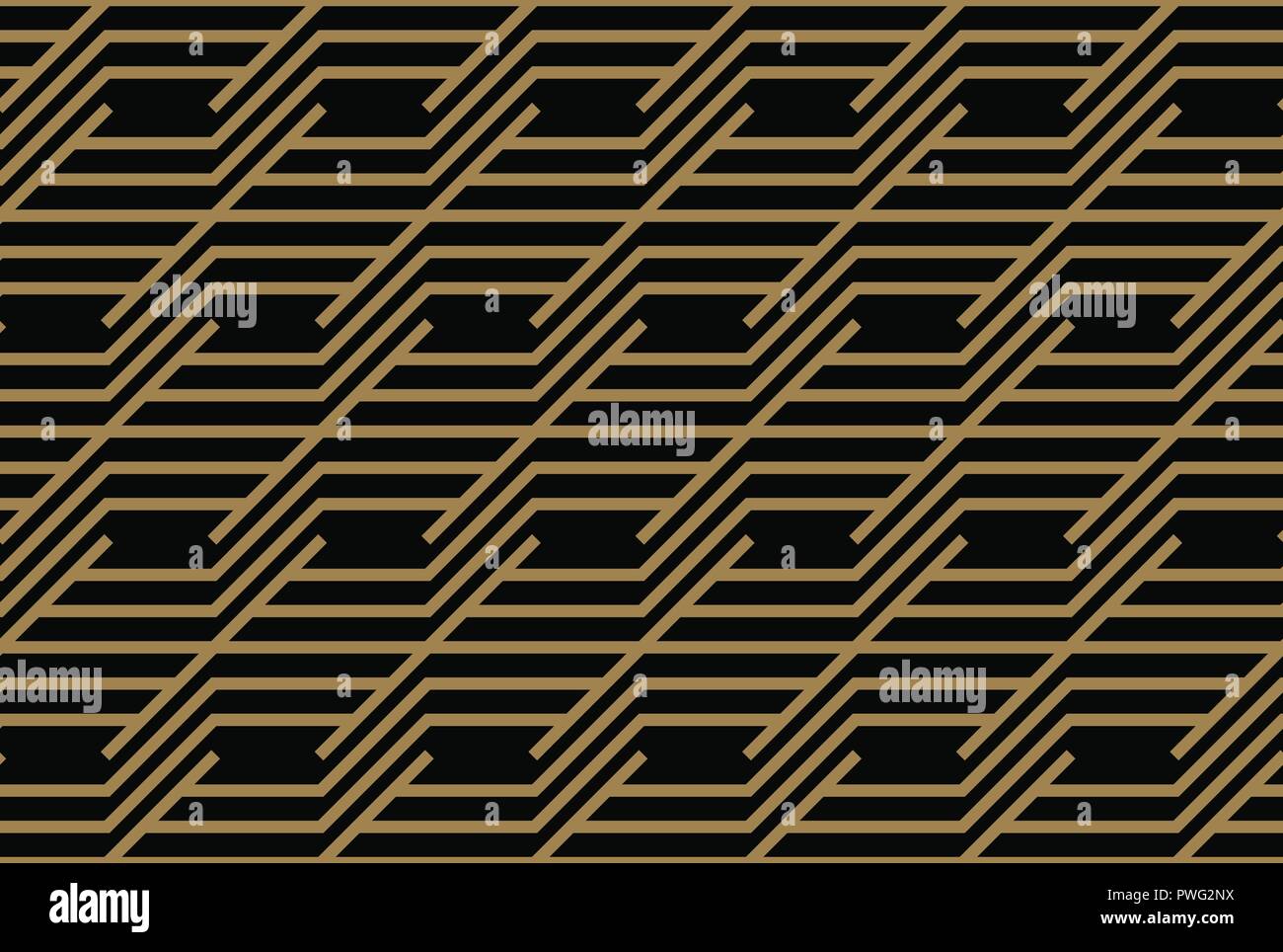 Modern Luxury stylish geometric textures with lines seamless patterns ...