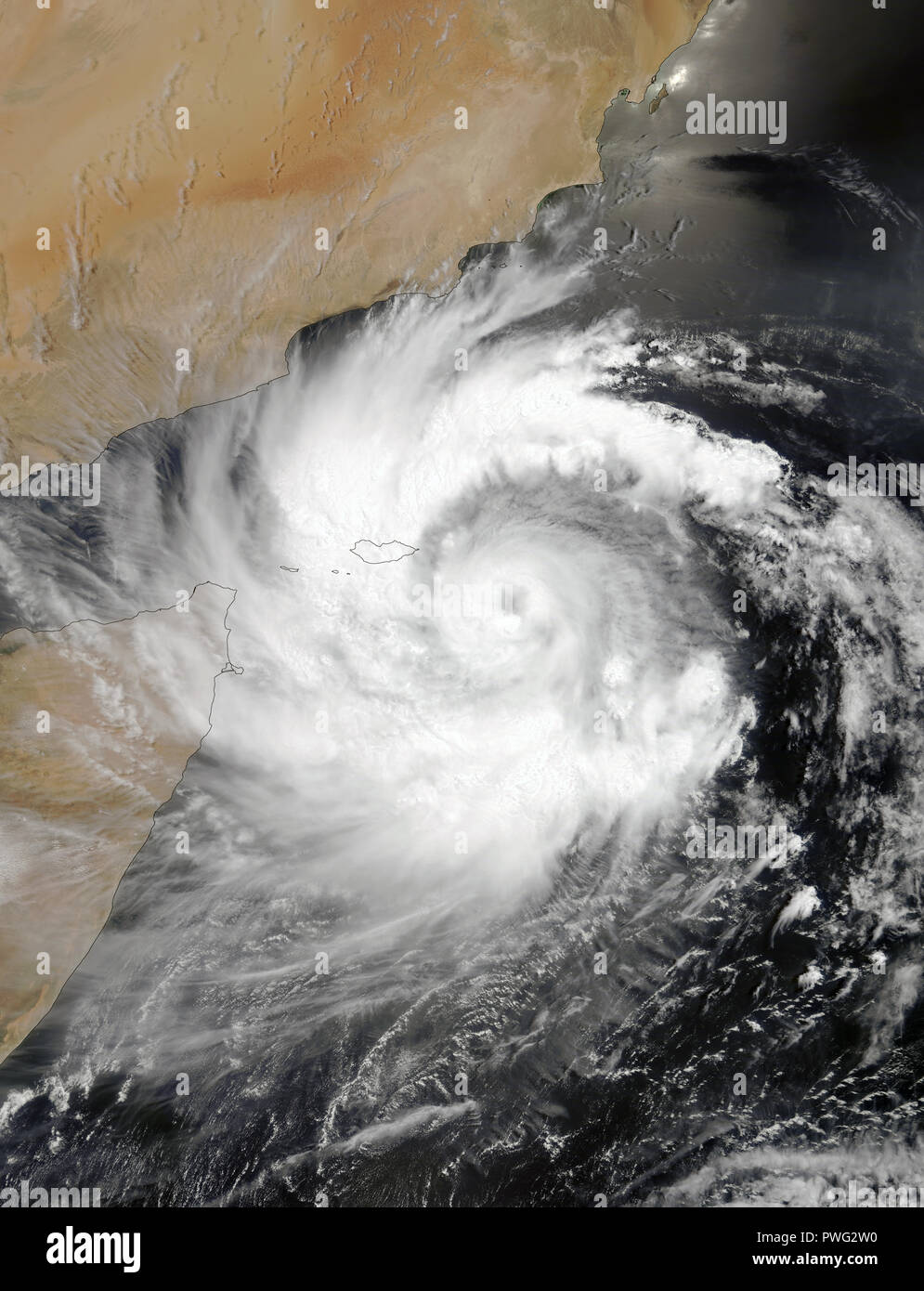 Tropical cyclone mekunu hi-res stock photography and images - Alamy