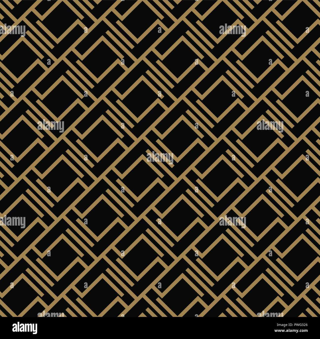 Modern Luxury stylish geometric textures with lines seamless patterns ...