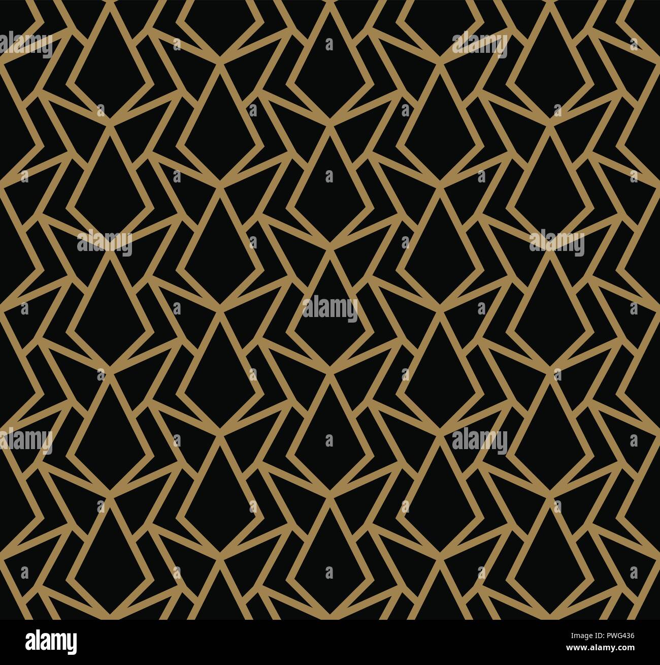 Modern Luxury stylish geometric textures with lines seamless patterns ...