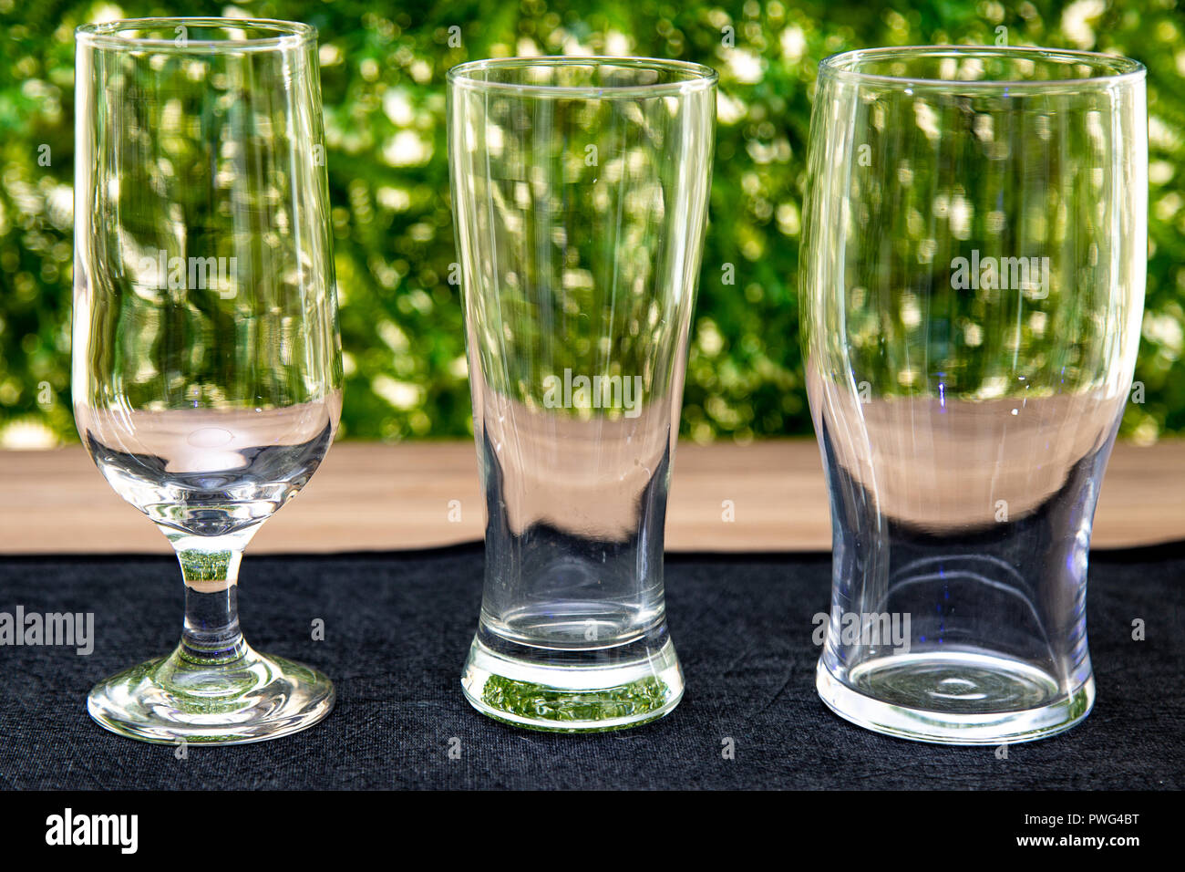 glasses with cold beers Stock Photo Alamy