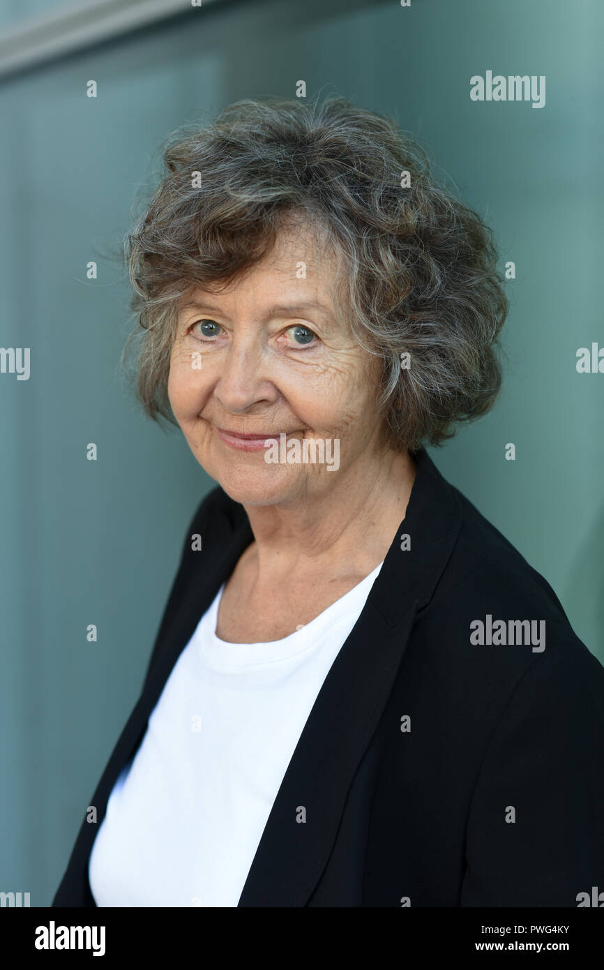 Angelika Waldis in October 2018 at the Frankfurt Book Fair. | usage worldwide Stock Photo