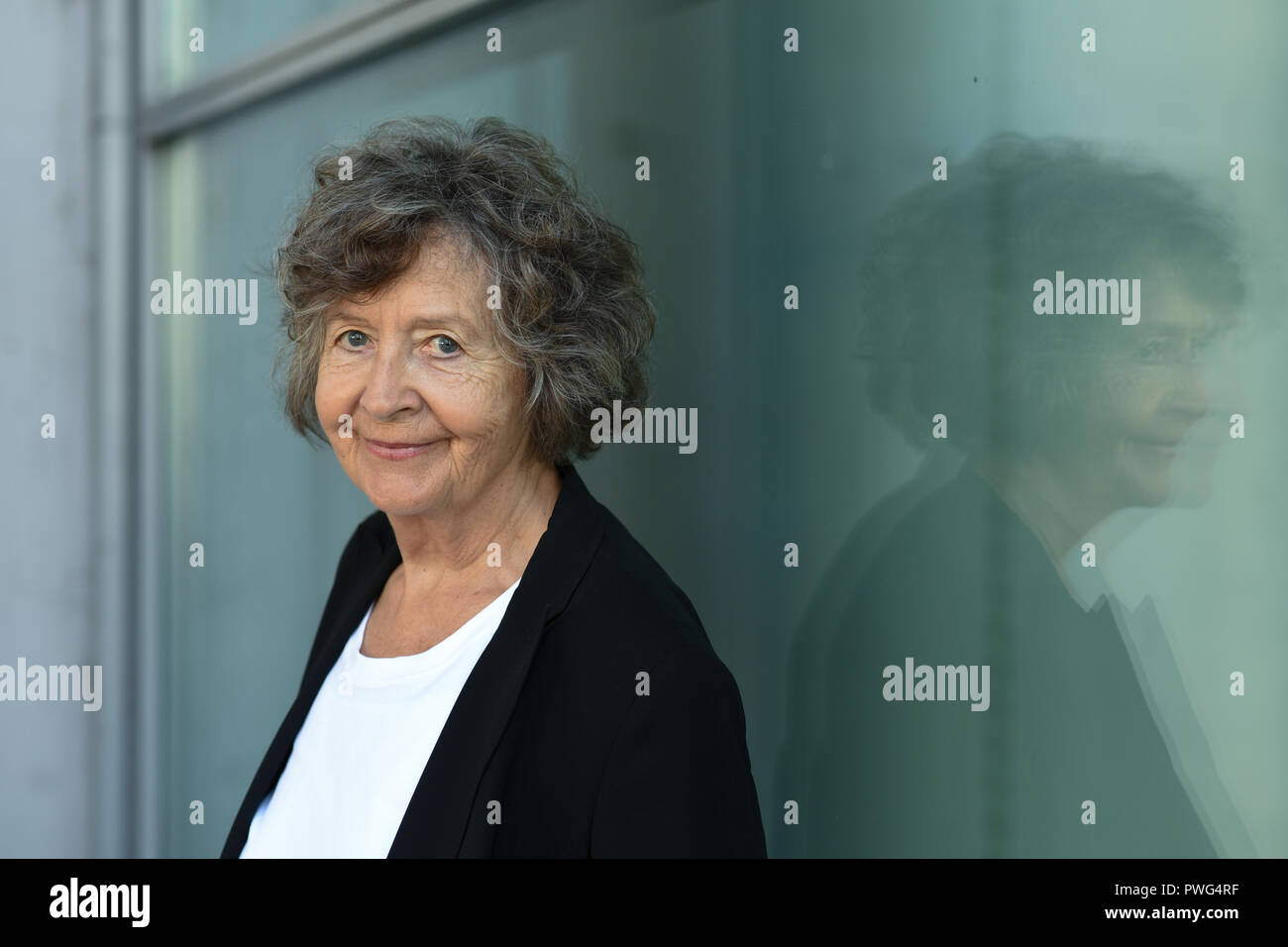 Angelika Waldis in October 2018 at the Frankfurt Book Fair. | usage worldwide Stock Photo