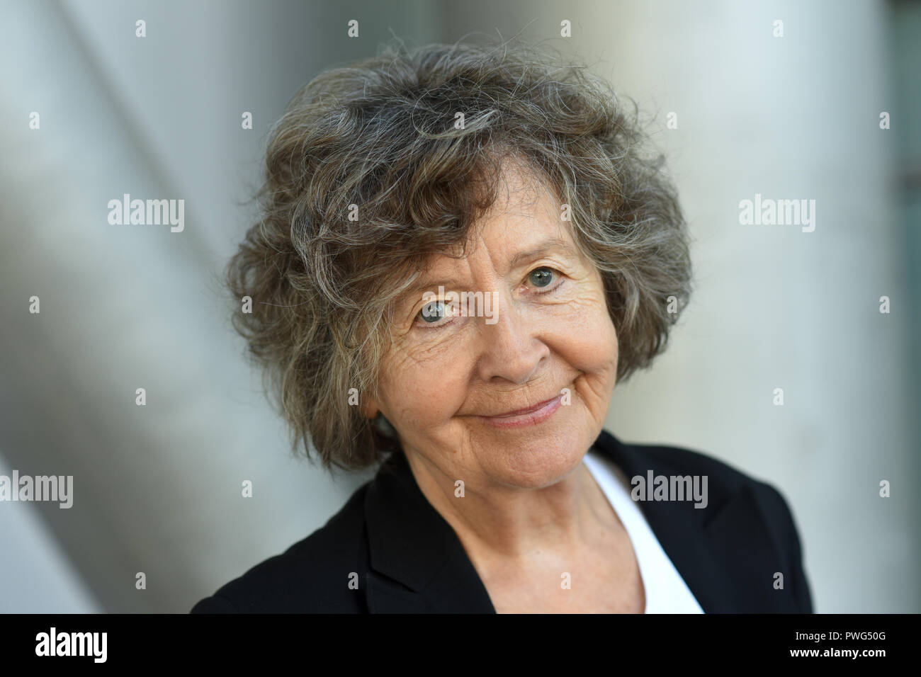 Angelika Waldis in October 2018 at the Frankfurt Book Fair. usage
