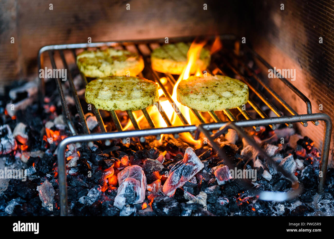 Coal Fire Grate Fireplace Stock Photos Coal Fire Grate Fireplace
