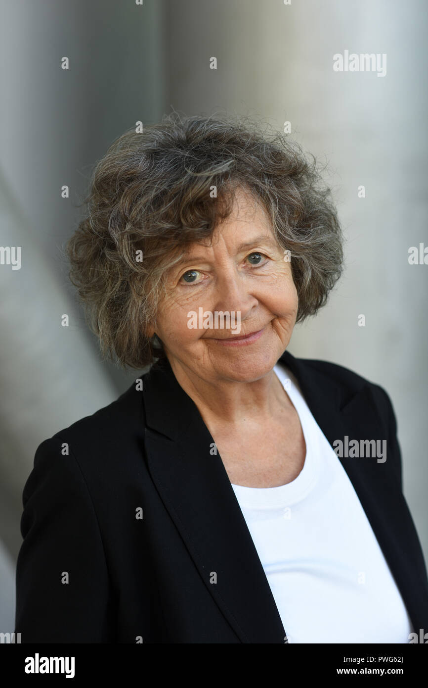 Angelika Waldis in October 2018 at the Frankfurt Book Fair. | usage worldwide Stock Photo