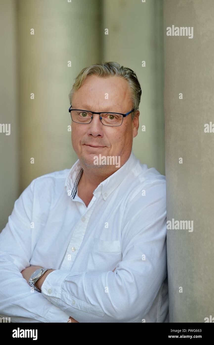 Jonas Jonasson in October 2018 at the Frankfurt Book Fair. usage worldwide Stock Photo Alamy