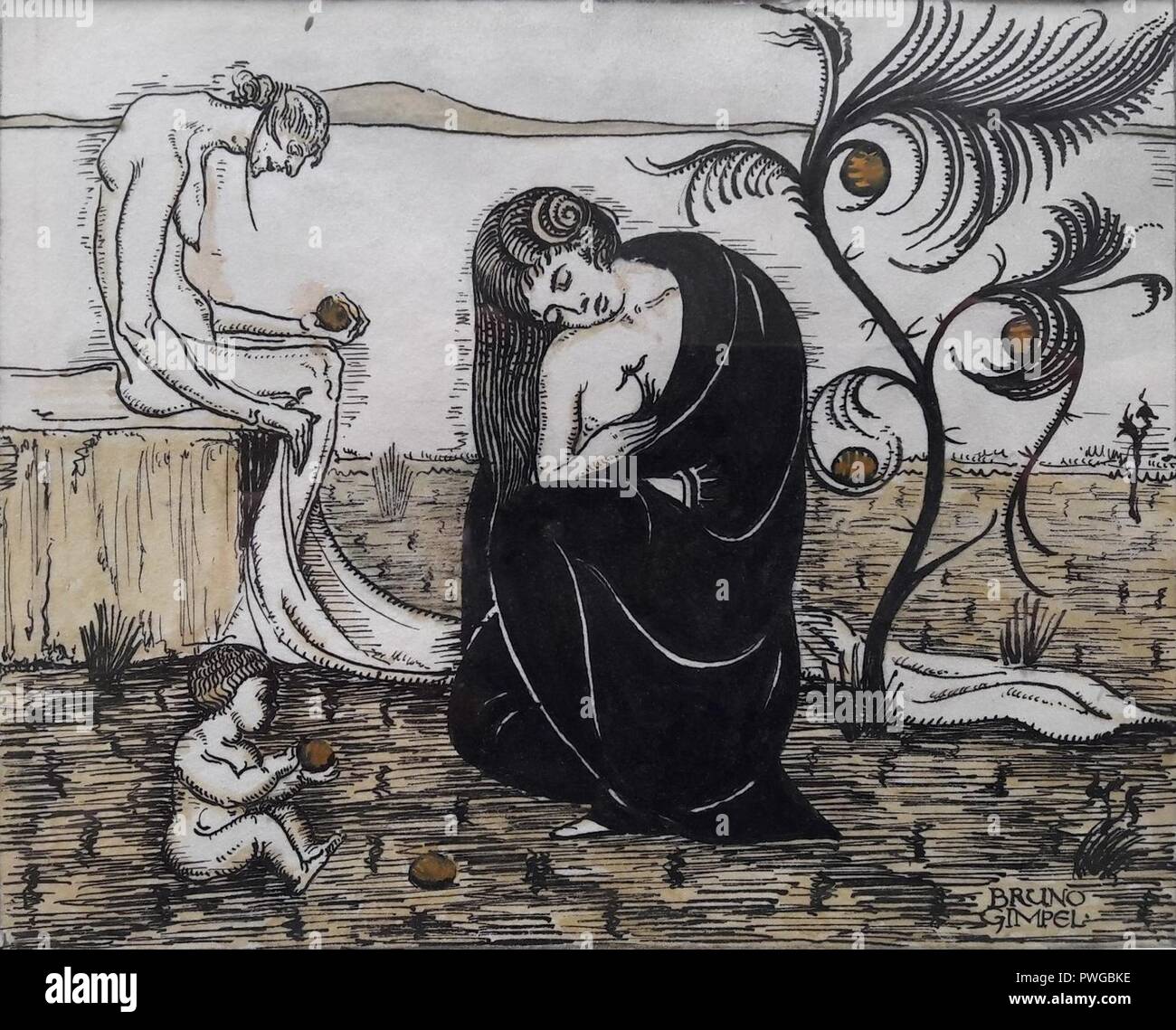 Bruno Gimpel Lebensphasen (1914 Stock Photo Alamy