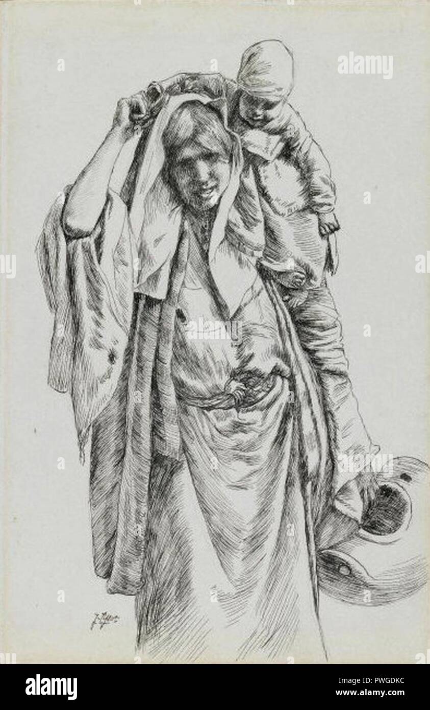 A Typical Woman of Jerusalem - James Tissot Stock Photo - Alamy