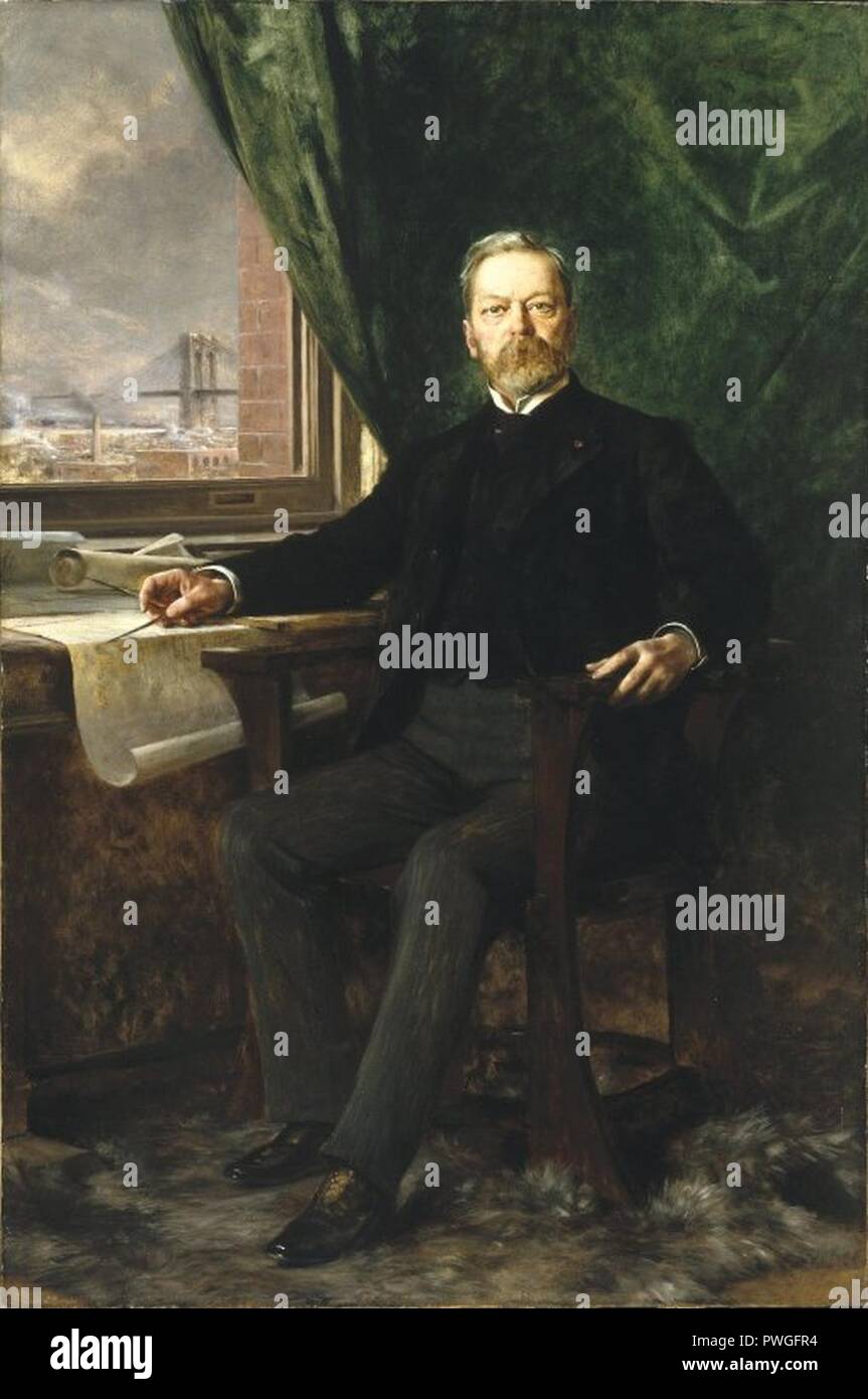 Portrait of Washington A. Roebling Théobald Chartran Stock Photo Alamy
