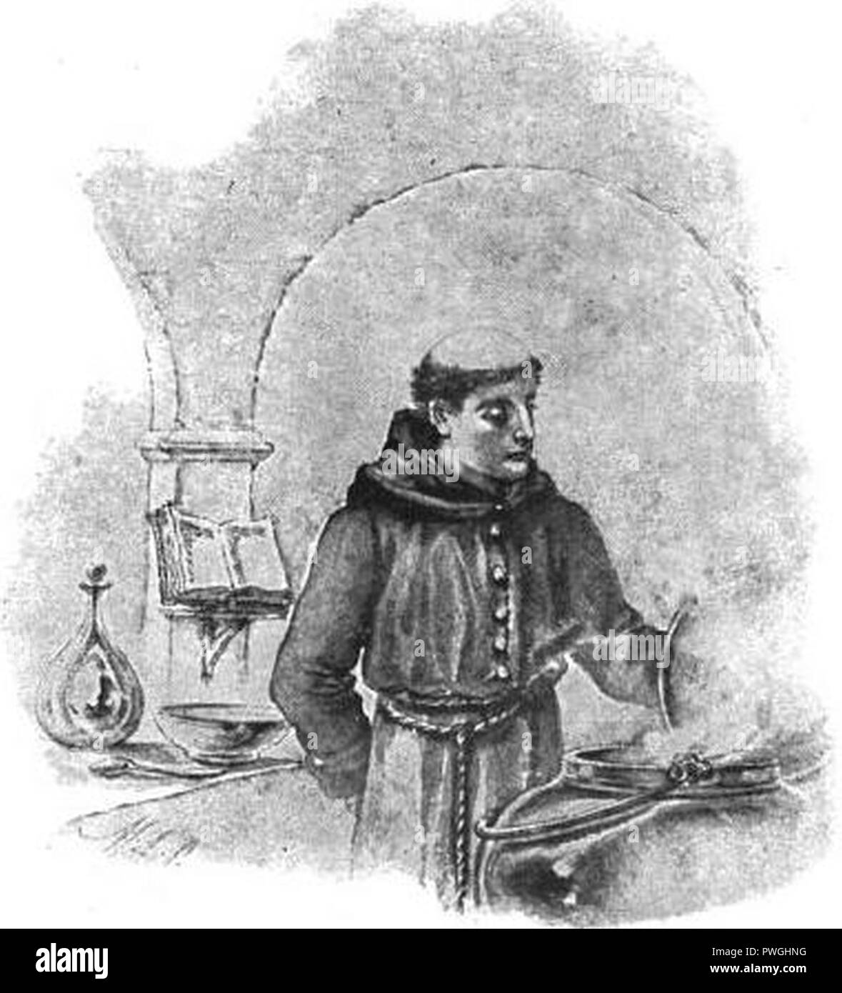 Brother Lawrence in the kitchen Stock Photo Alamy