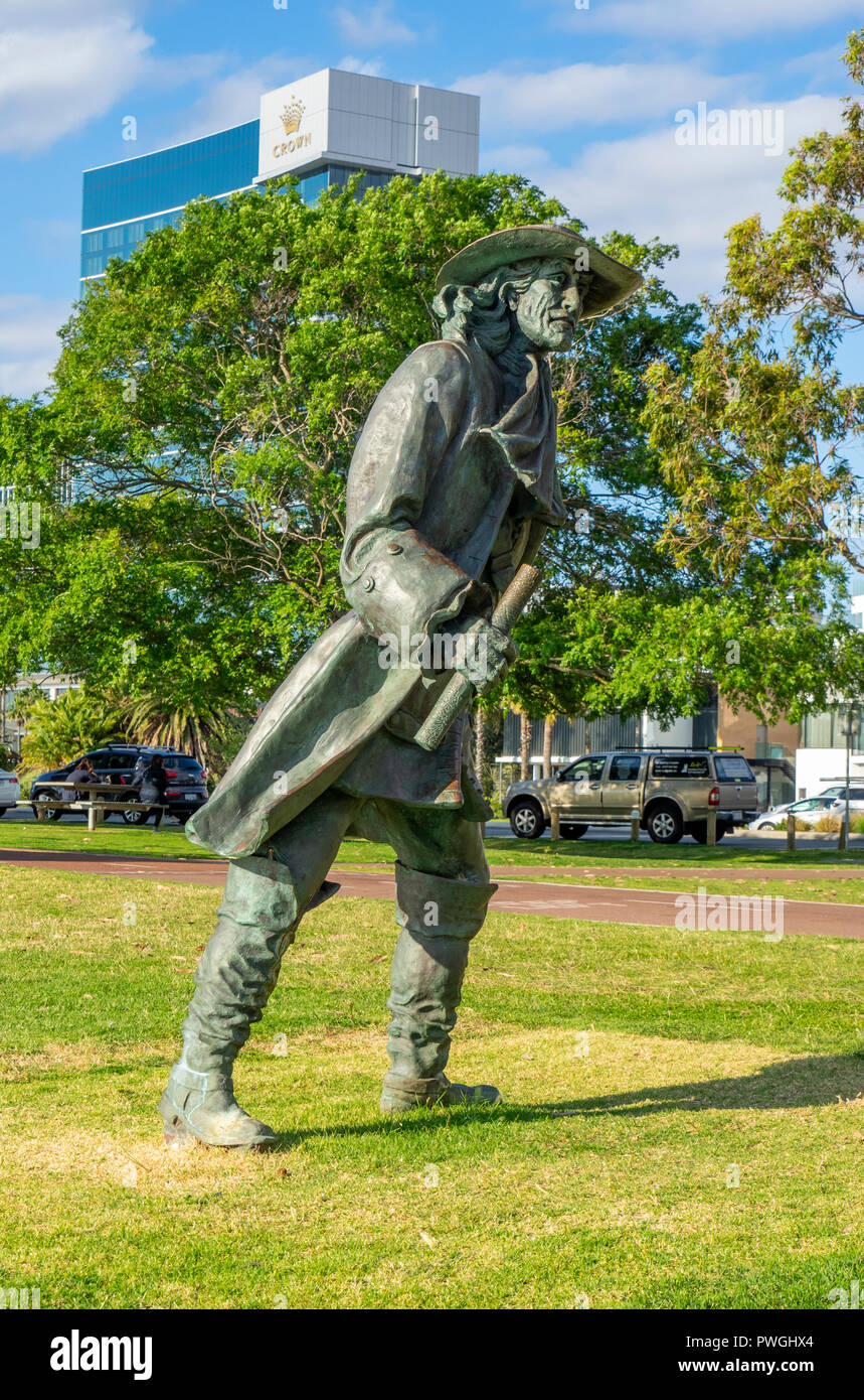 Willem De Vlamingh Statue Perth