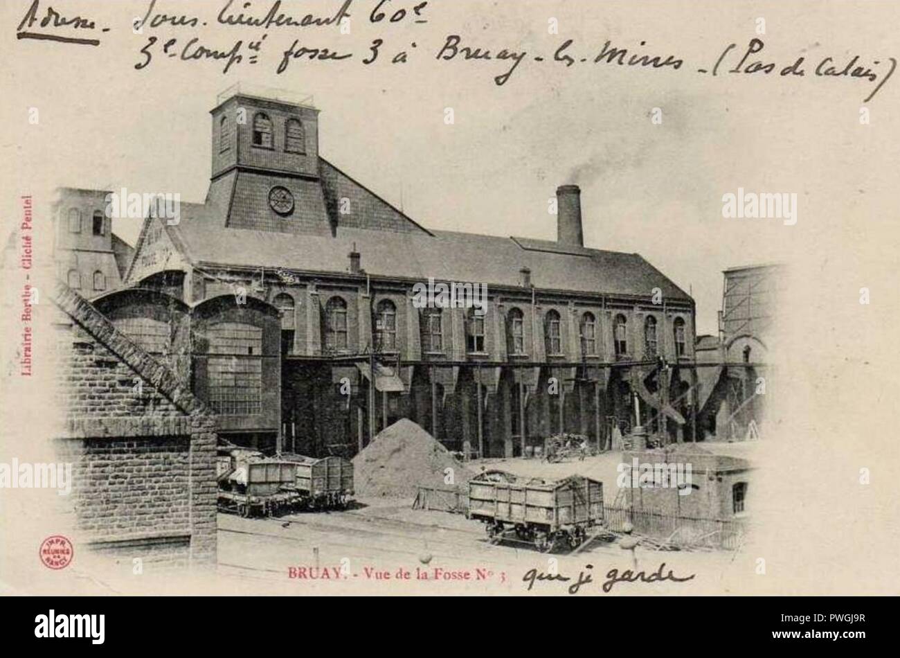 BruaylaBuissière Fosse n° 3 3 bis 3 ter des mines de Bruay (J