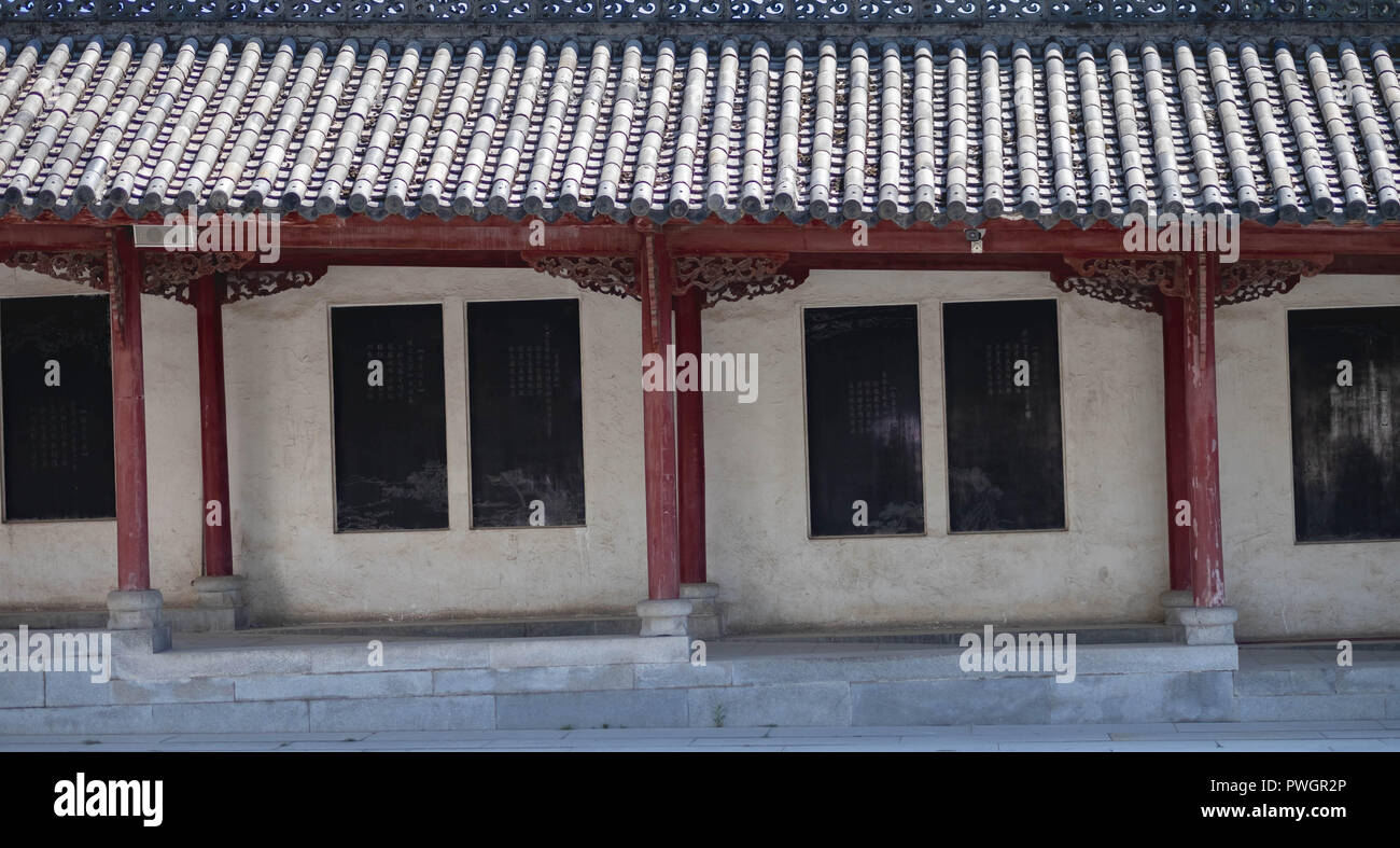 Wuhan China Oct 14 17 Guiyuan Temple S A Buddhist Temple Located On Wuhan City Hubei Province Of China The Wall Have Alphabet Chinese Paintin Stock Photo Alamy