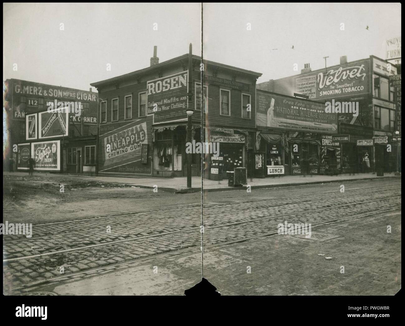 Buildings, North Clark Street, Chicago, Illinois Stock Photo Alamy