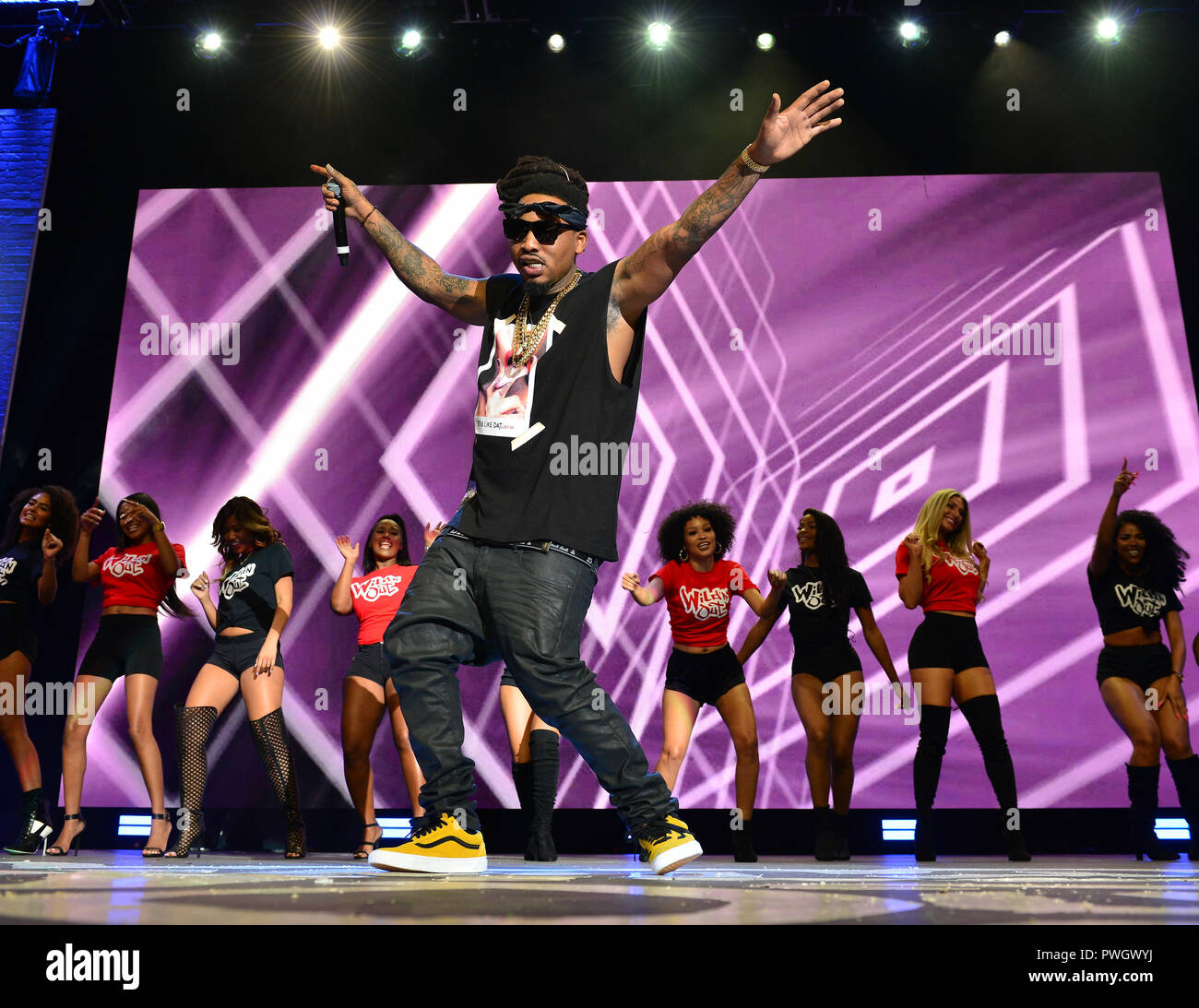 Nick Cannon Presents: Wild 'N Out Live at American Airlines Arena  Featuring: Nick Cannon Where: Miami, Florida, United States When: 14 Sep  2018 Credit: Johnny Louis/WENN.com Stock Photo - Alamy