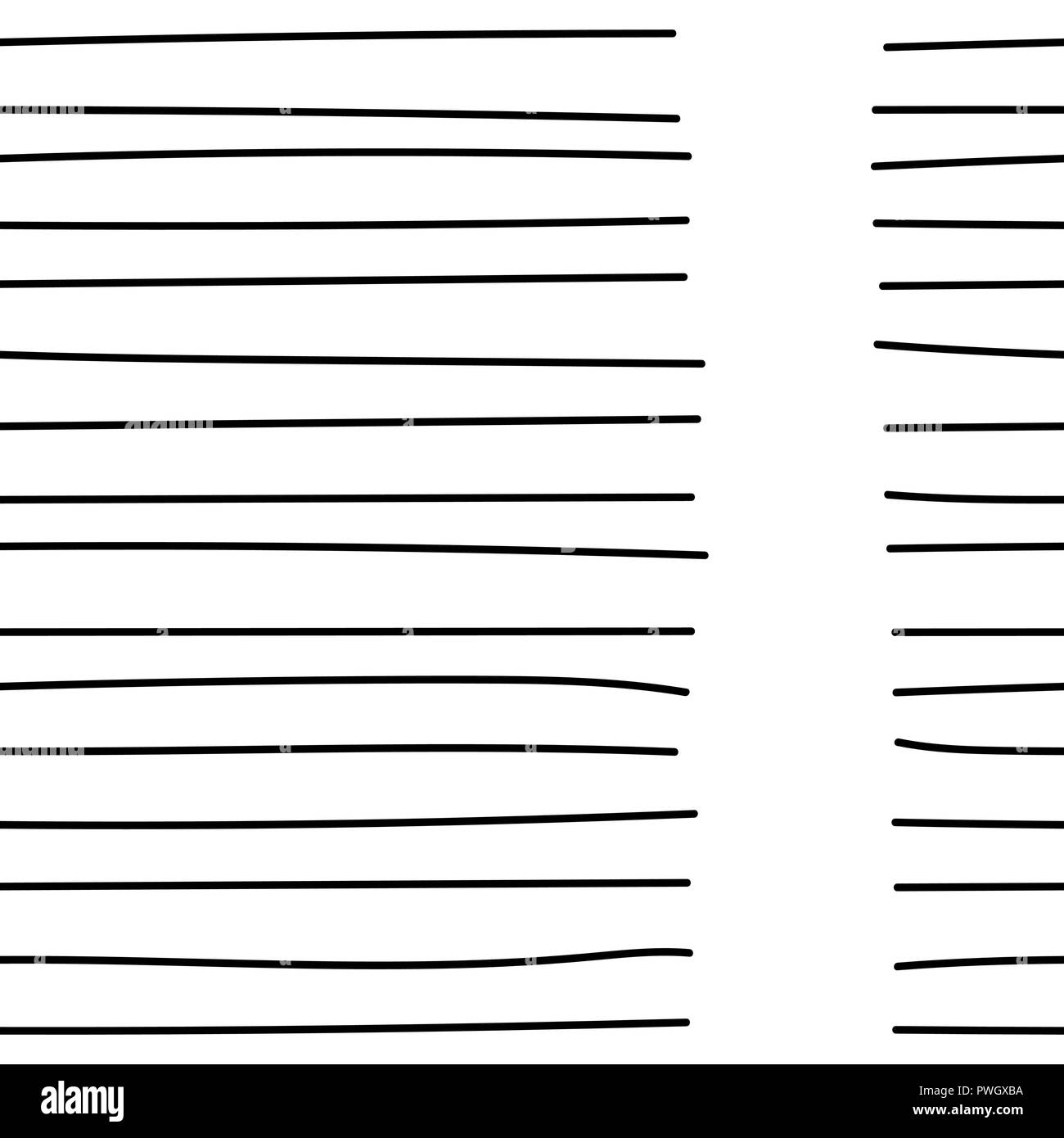 Seamless pattern. Thin long horizontal stripes. Stock Vector