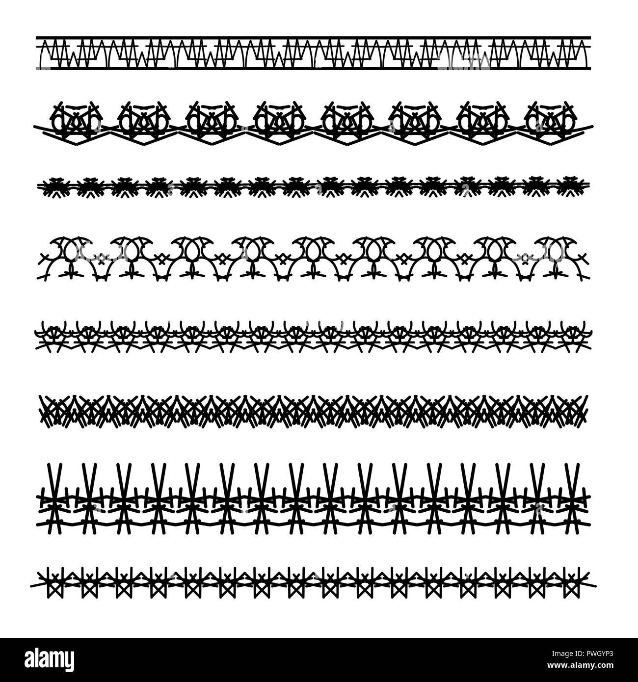 Patterned, decorative frame for decorating invitations, postcards and other printed products. Stock Vector