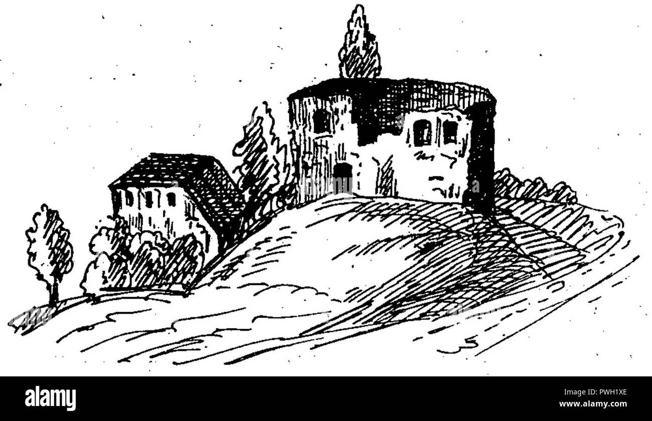 Замок Вальдау рисунок
