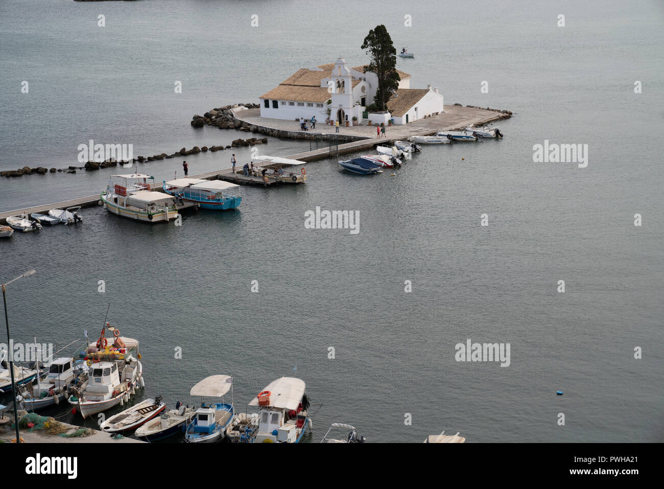 CORFU Greece island Stock Photo