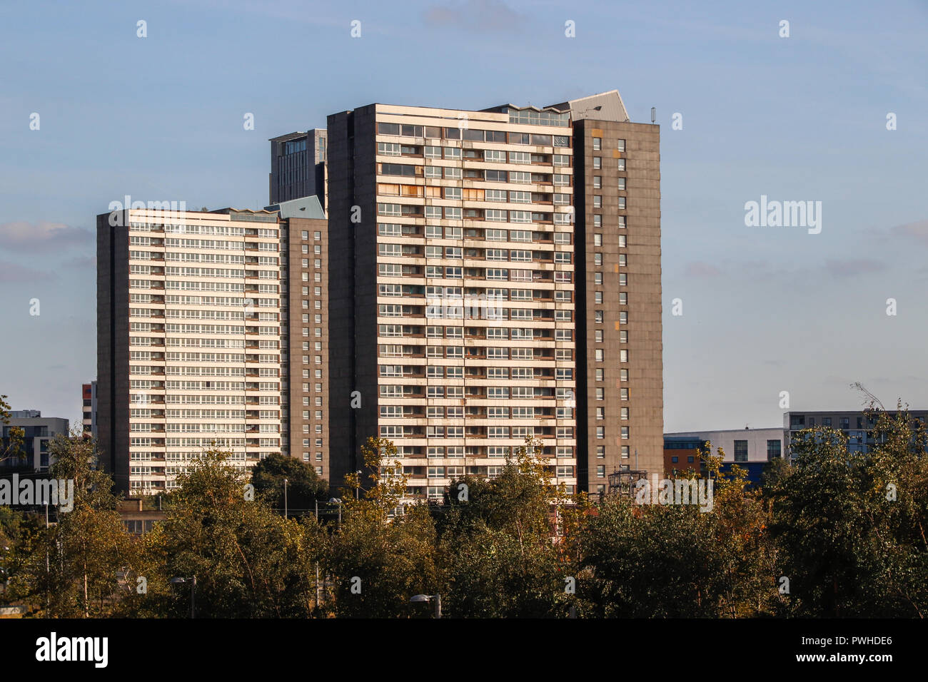 Tower blocks on the Carpenters Estate , a council housing estate in Stratford, Newham, London Stock Photo