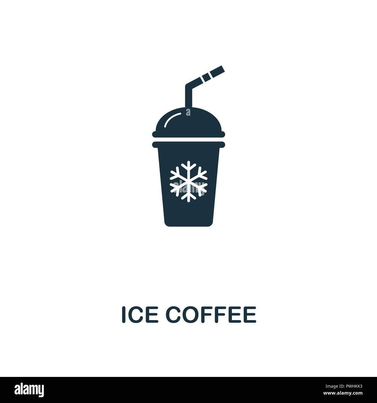 Ice Coffee Icon Premium Style Design From Coffe Shop Collection Ux And Ui Pixel Perfect Ice 