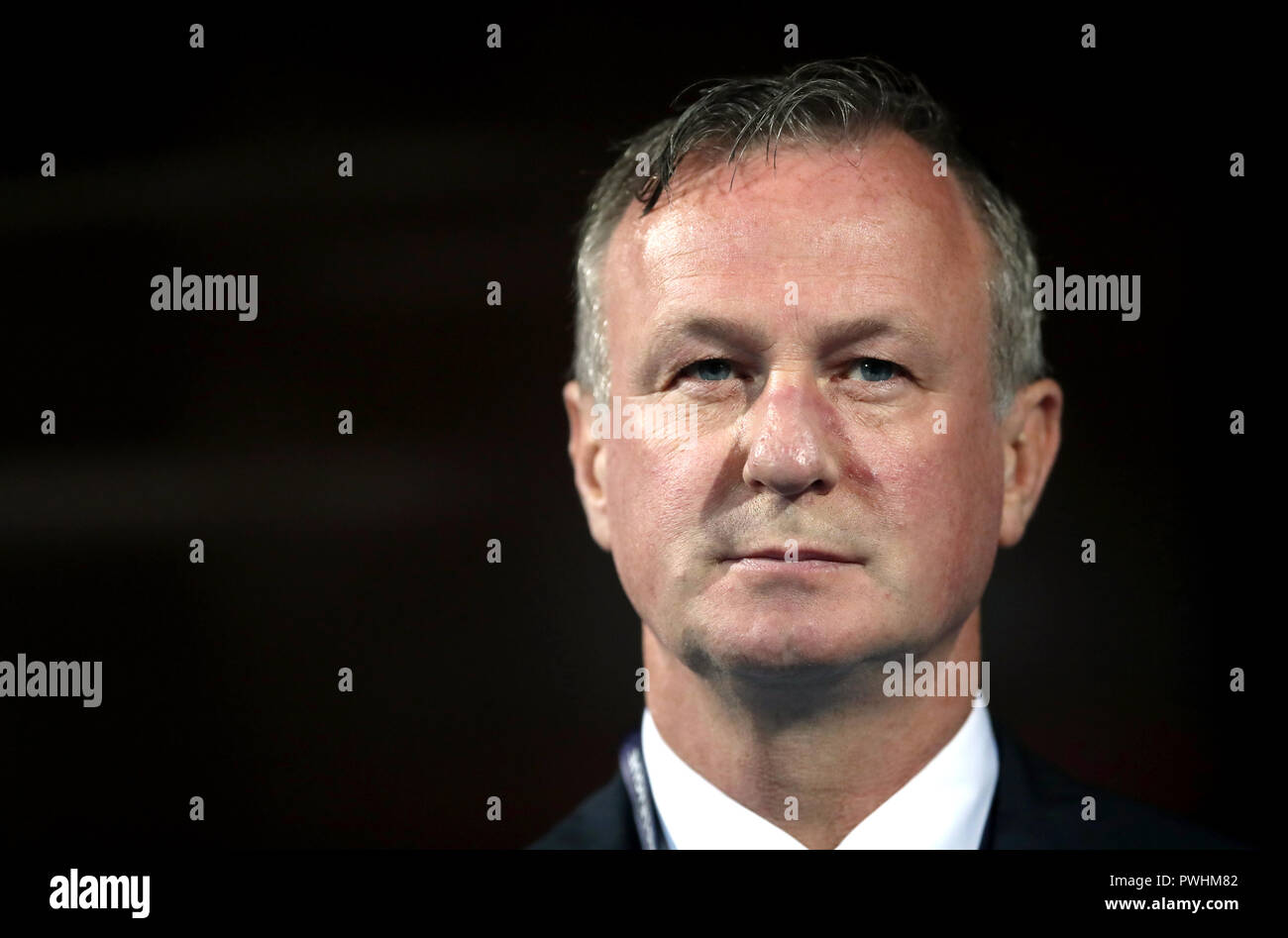 Northern Ireland manager Michael O'Neill Stock Photo Alamy