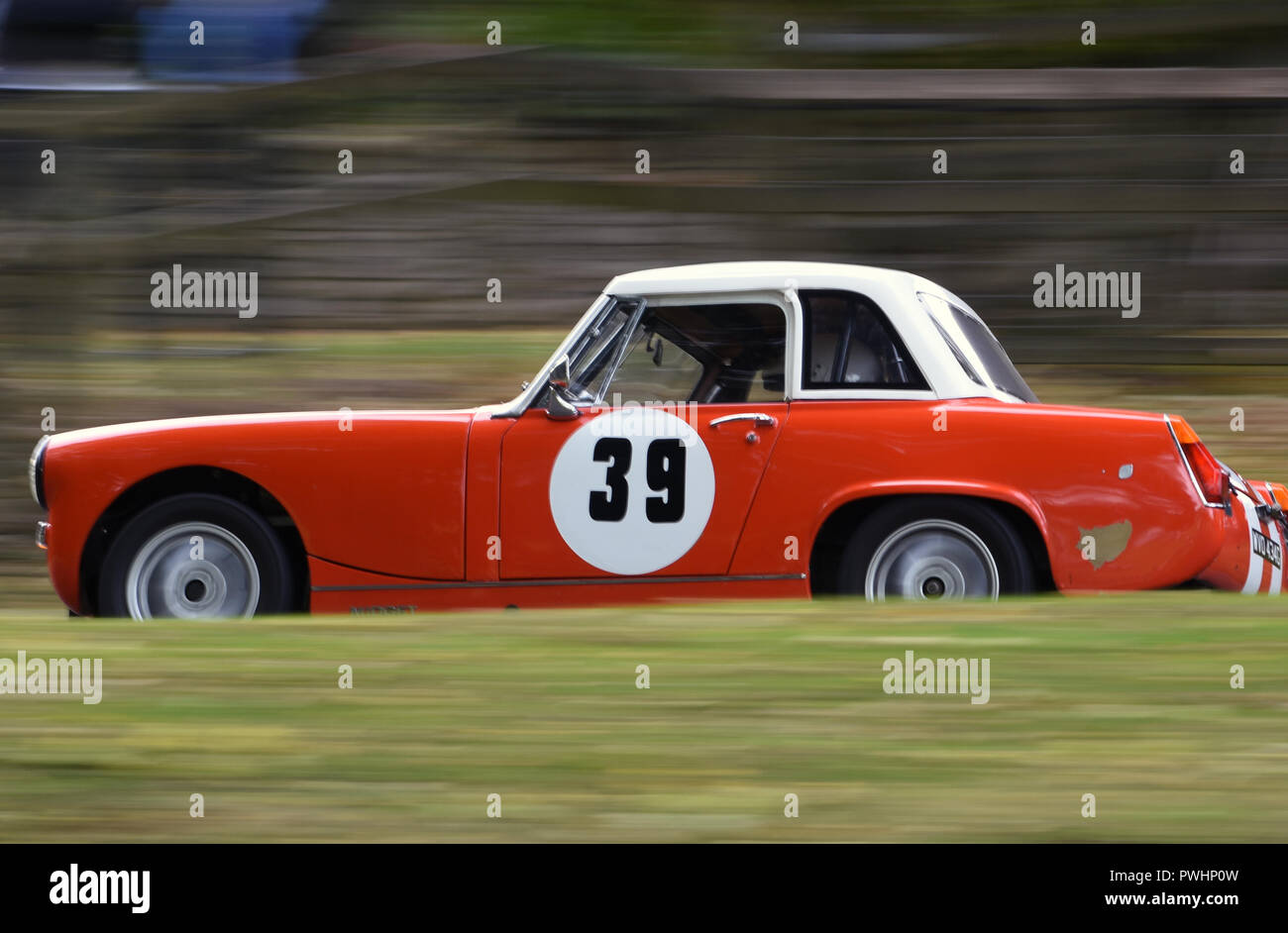 Hill climb racing at the Prescott speed hill climb in Cheltenham Stock  Photo - Alamy