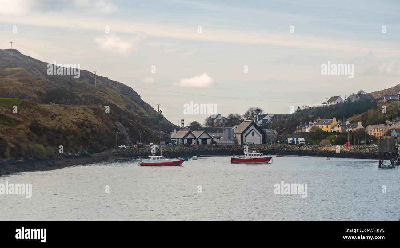 Port of Tarbert, Isle of Harris, Scotland, Uk Stock Photo