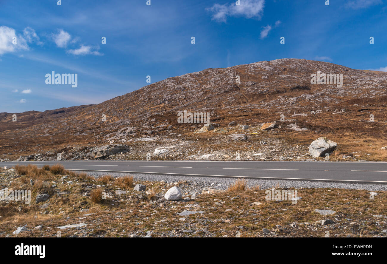 Lakes and Bays in the Landscape of the Isle of Harris, Scotland, Uk