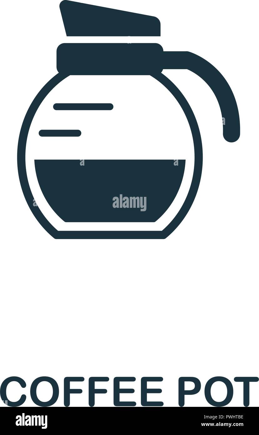 Coffee Pot icon. Premium style design from coffe shop collection. UX ...