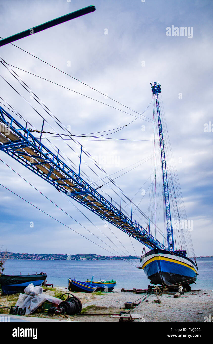 Reggio Calabria Italy May 2018 Spadara a Typical southern Italy