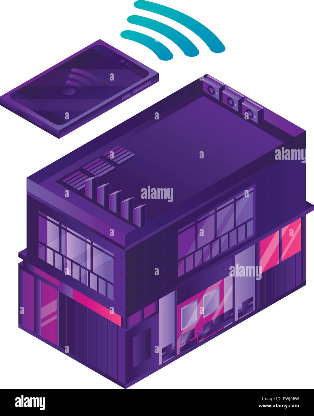 Smart house icon, isometric style Stock Vector Image & Art - Alamy