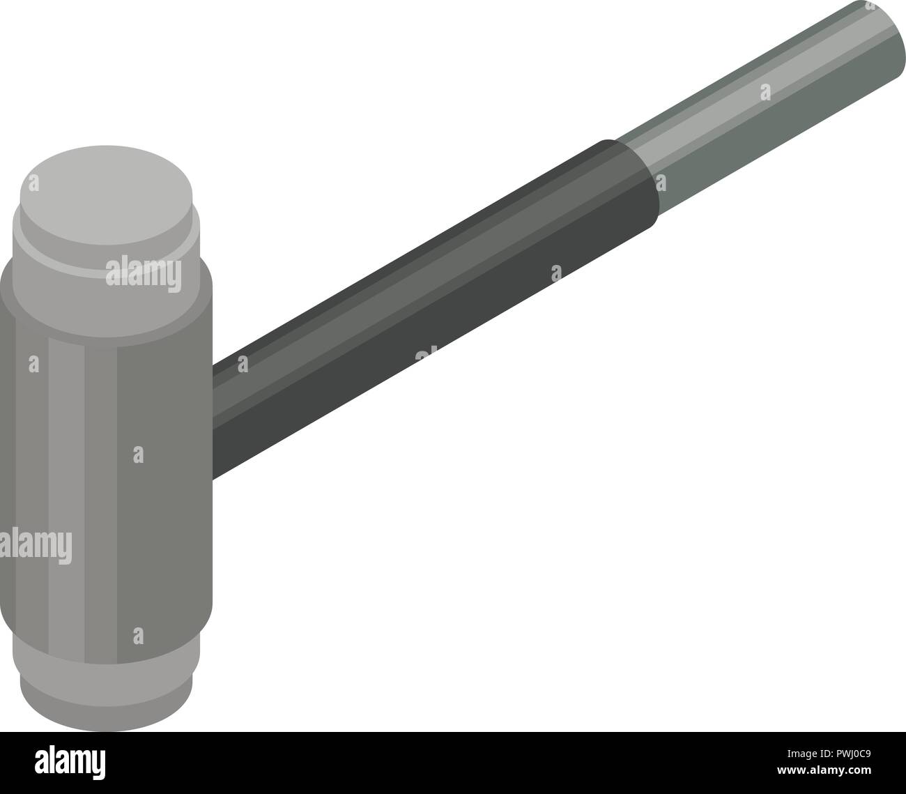 Contruction hammer icon, isometric style Stock Vector