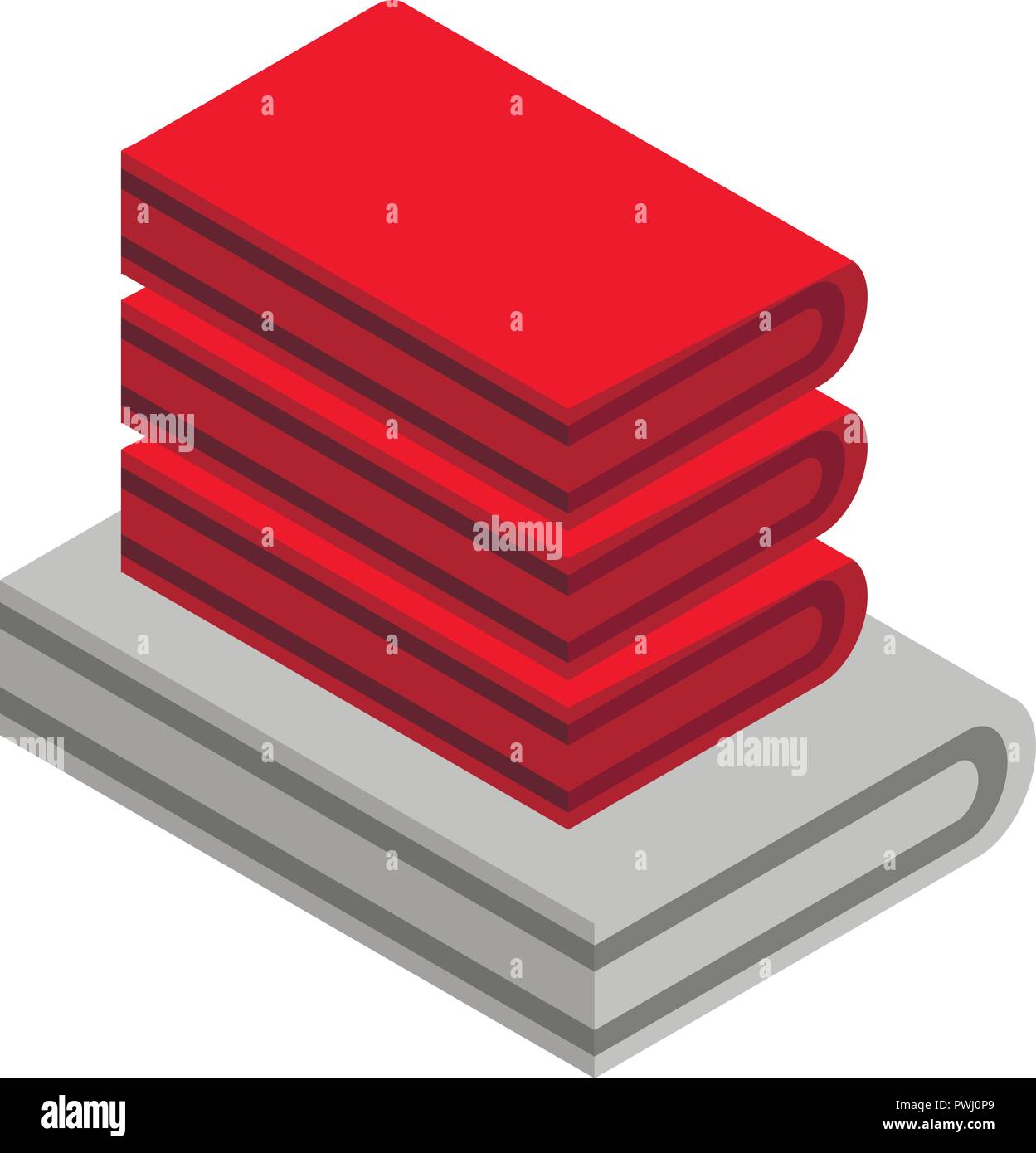 Clothes stack icon, isometric style Stock Vector Image & Art - Alamy