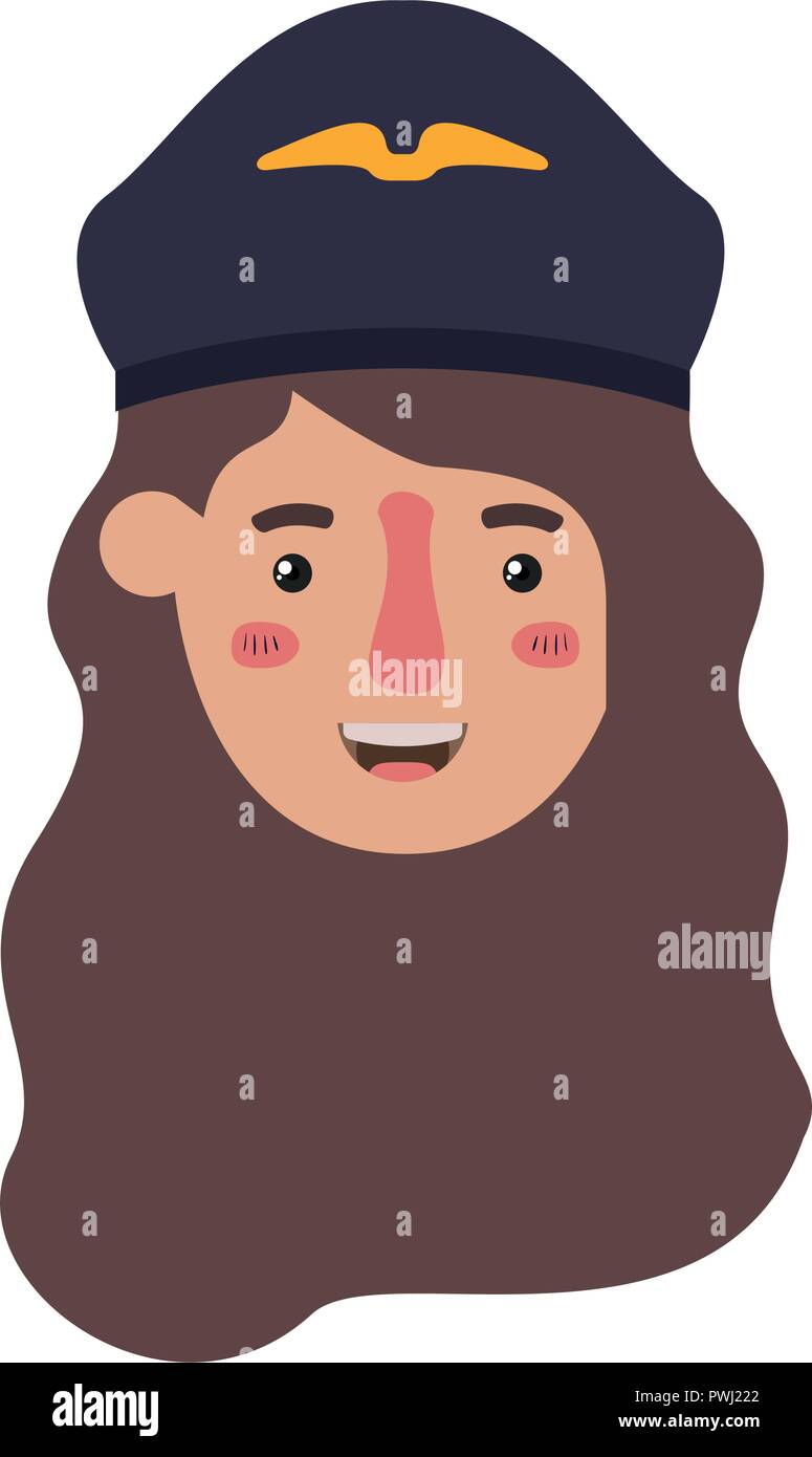 Female airline pilot isolated hi-res stock photography and images - Alamy