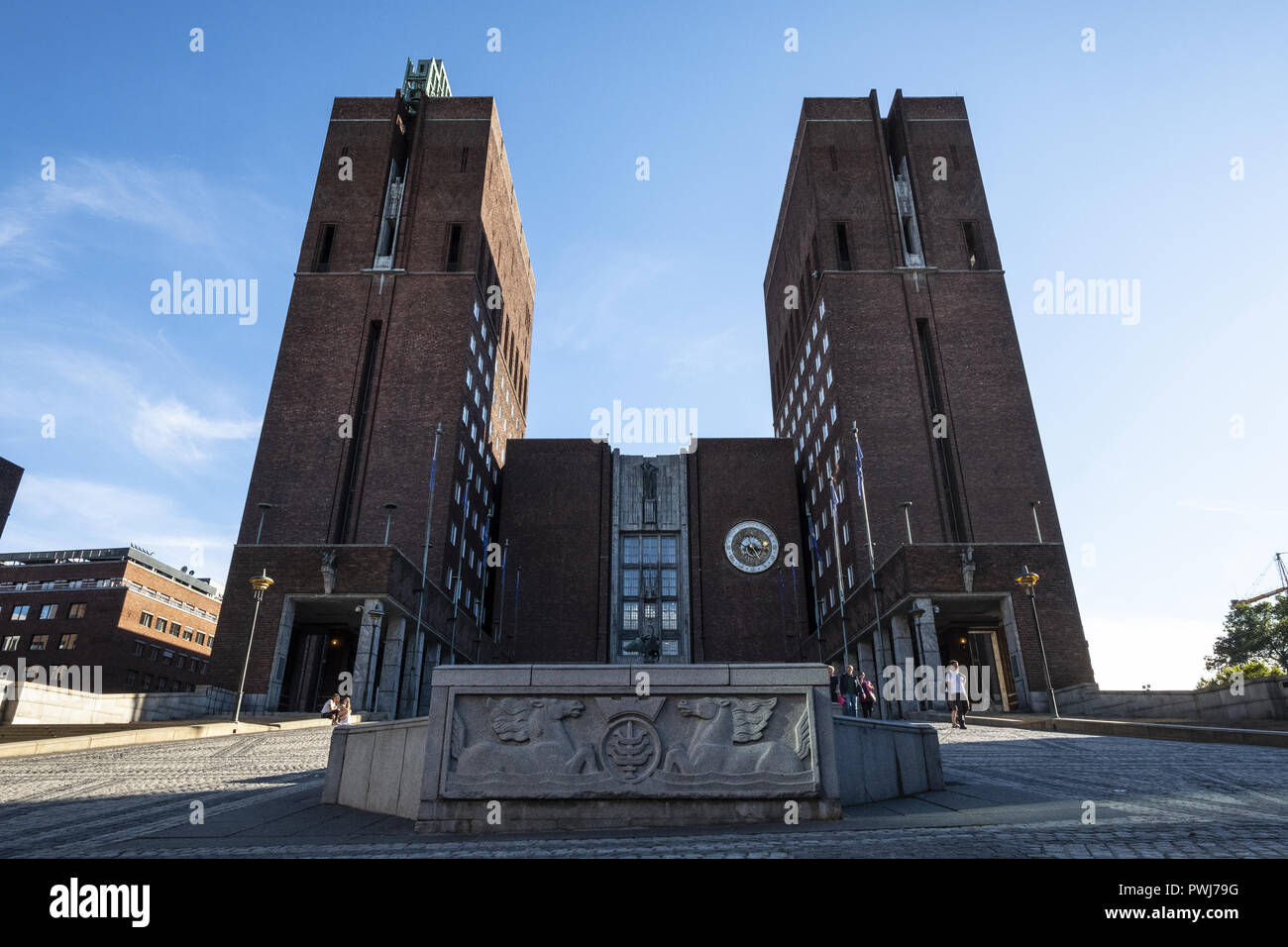 Oslo Town Hall,Norway Stock Photo