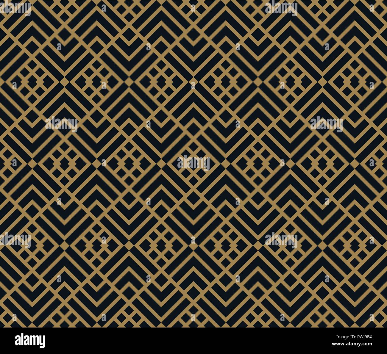 Vector seamless pattern. Geometric background with rhombus and nodes ...