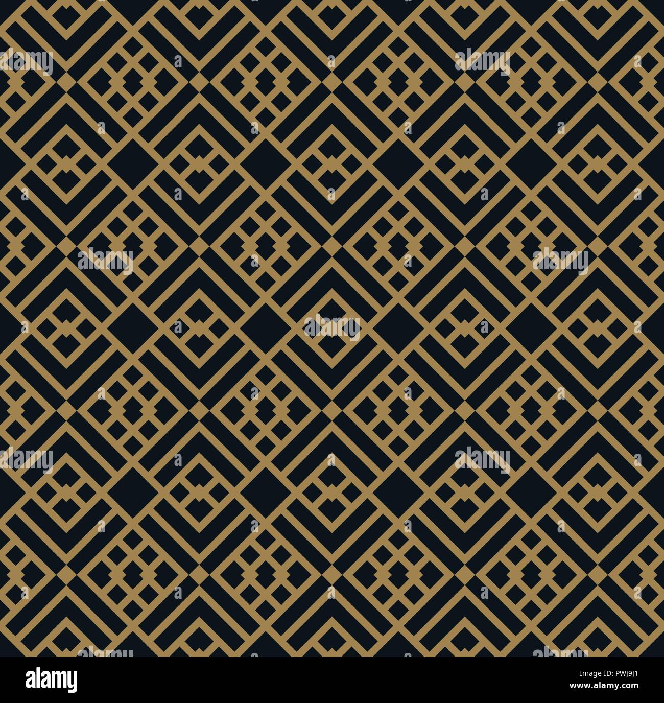 Vector seamless pattern. Geometric background with rhombus and nodes ...