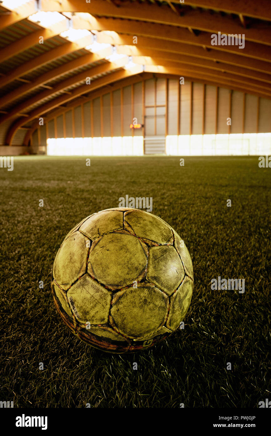 pitch training soccer ball