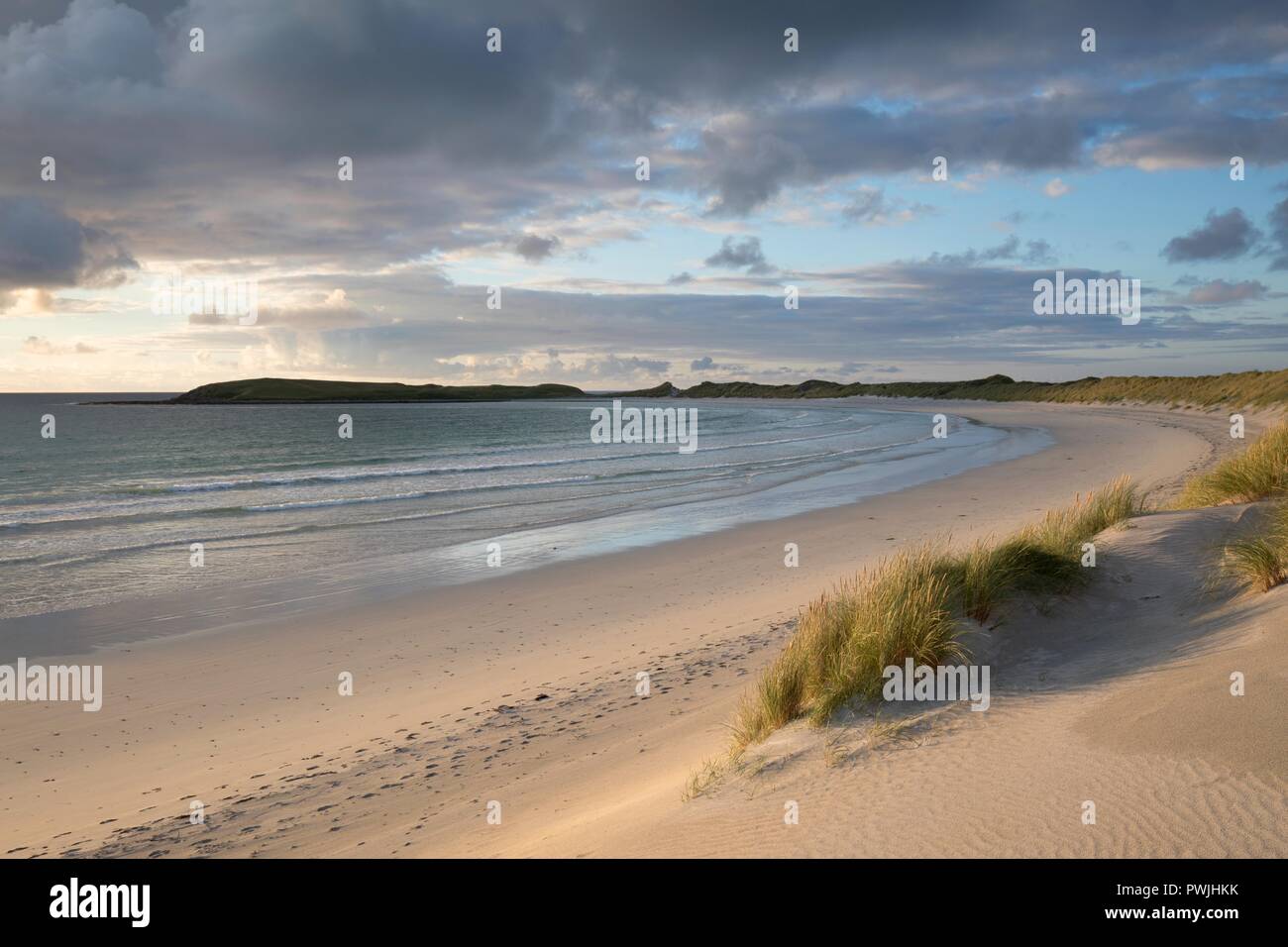 Traigh Iar beach, North Uist, Outer Hebrides, Scotland, UK Stock Photo