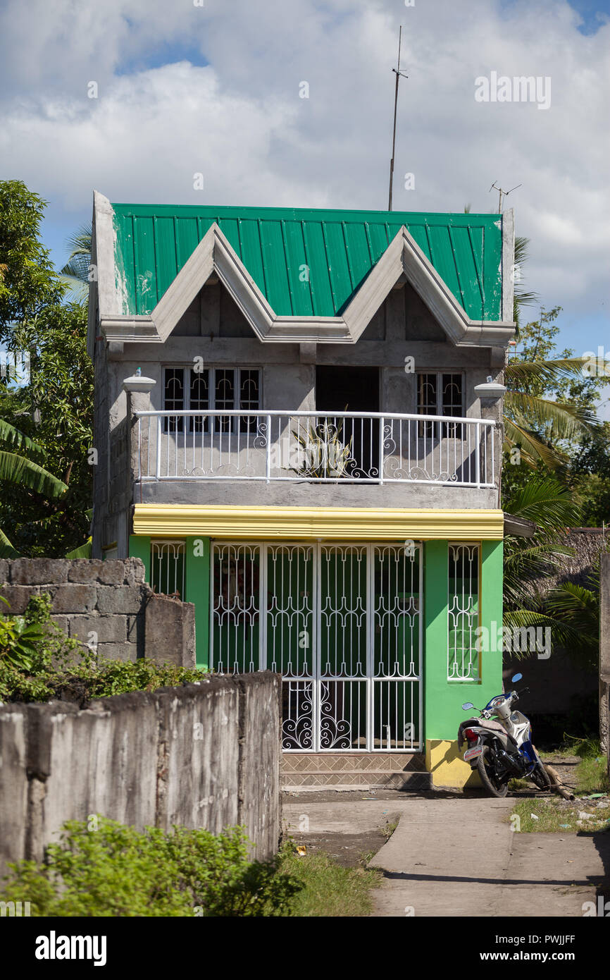 A traditional house, in Bicol, Phillipines Stock Photo Alamy