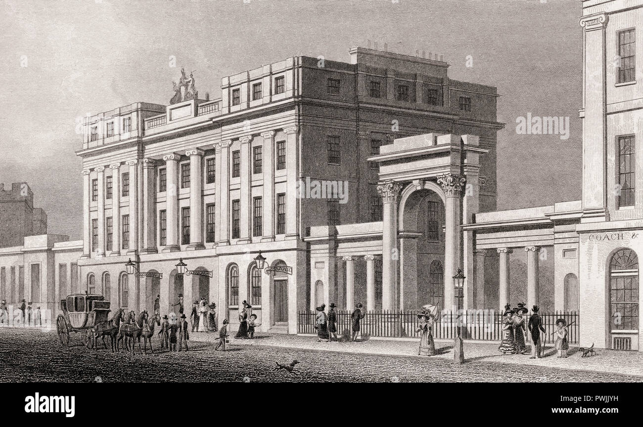 The Old Post Office, Edinburgh, Scotland, 19th century, from Modern
