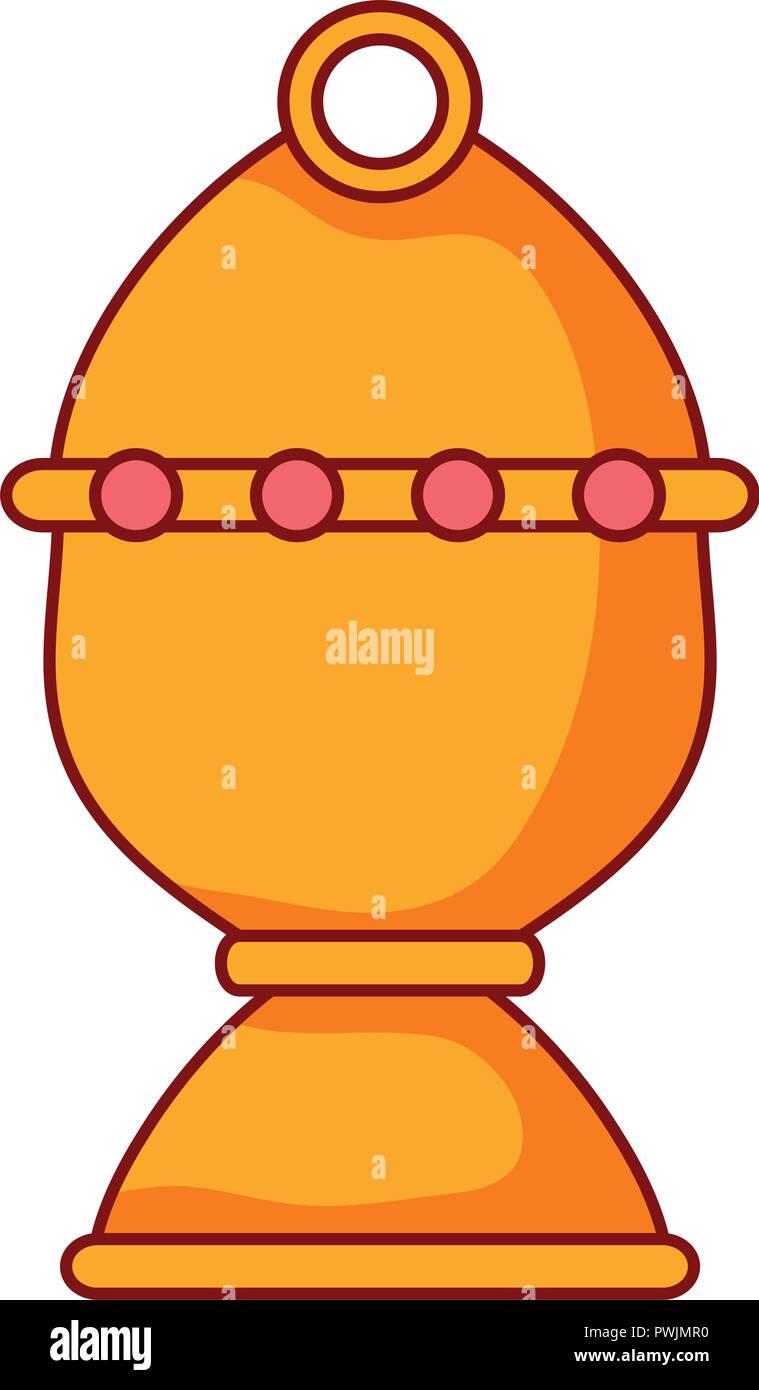 Golden incense burner Stock Vector Images Alamy