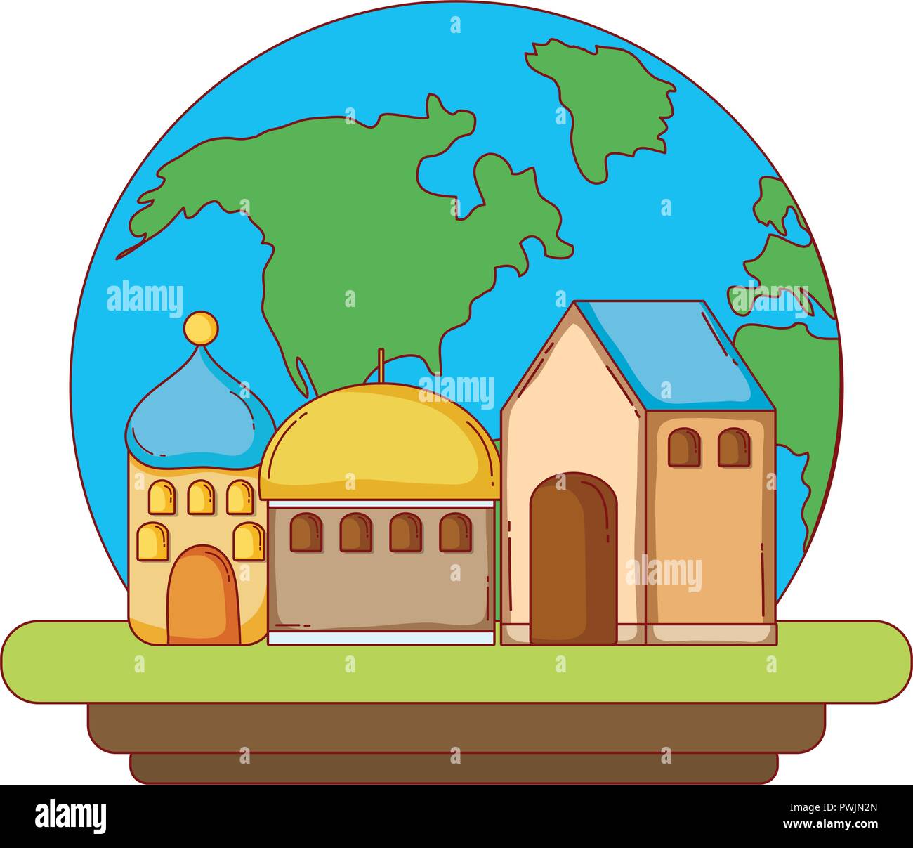 adobe house cartoon Stock Vector Image & Art - Alamy
